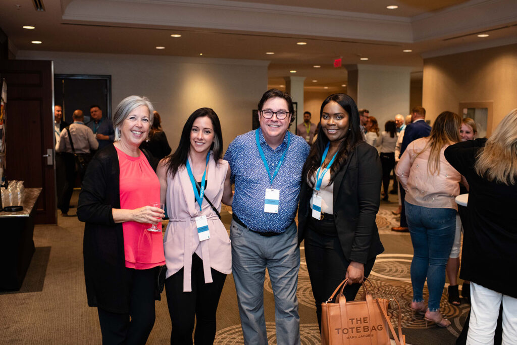 Tree of Life employees at a convention